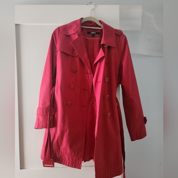 Mid length DKNY trench coat - Picture 1 of 6